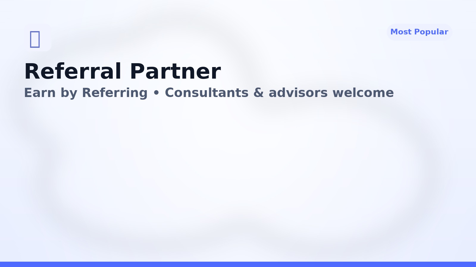 Consultant referring a client