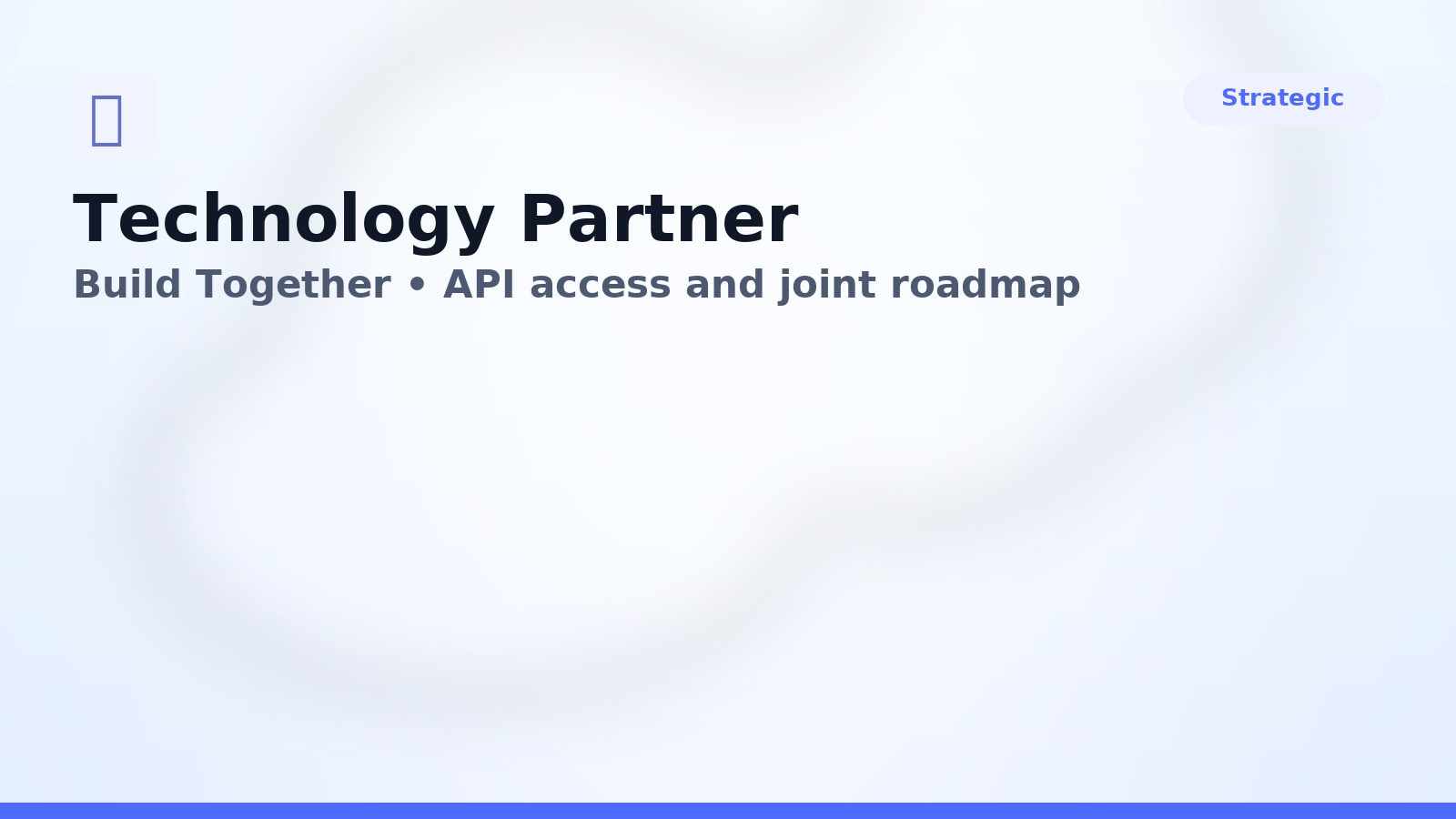 Technology partners integrating platforms